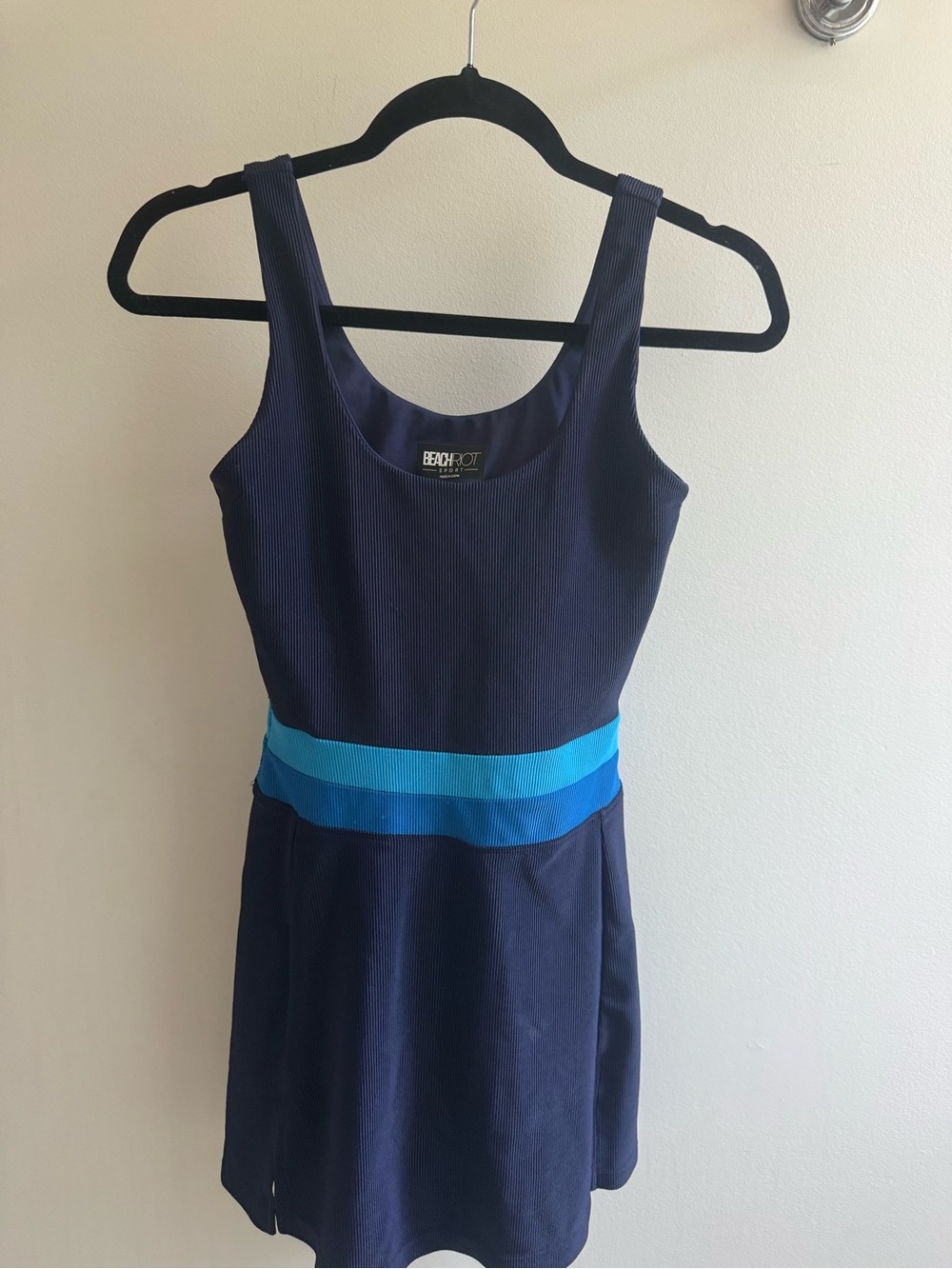Beach Riot Navy Mini Tennis Dress
